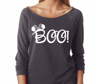 Disney "Minnie Boo" Halloween Shirt // Mickey's Not-So-Scary Halloween Party Shirt // Mickey Halloween Shirt // Disney Halloween Shirt
