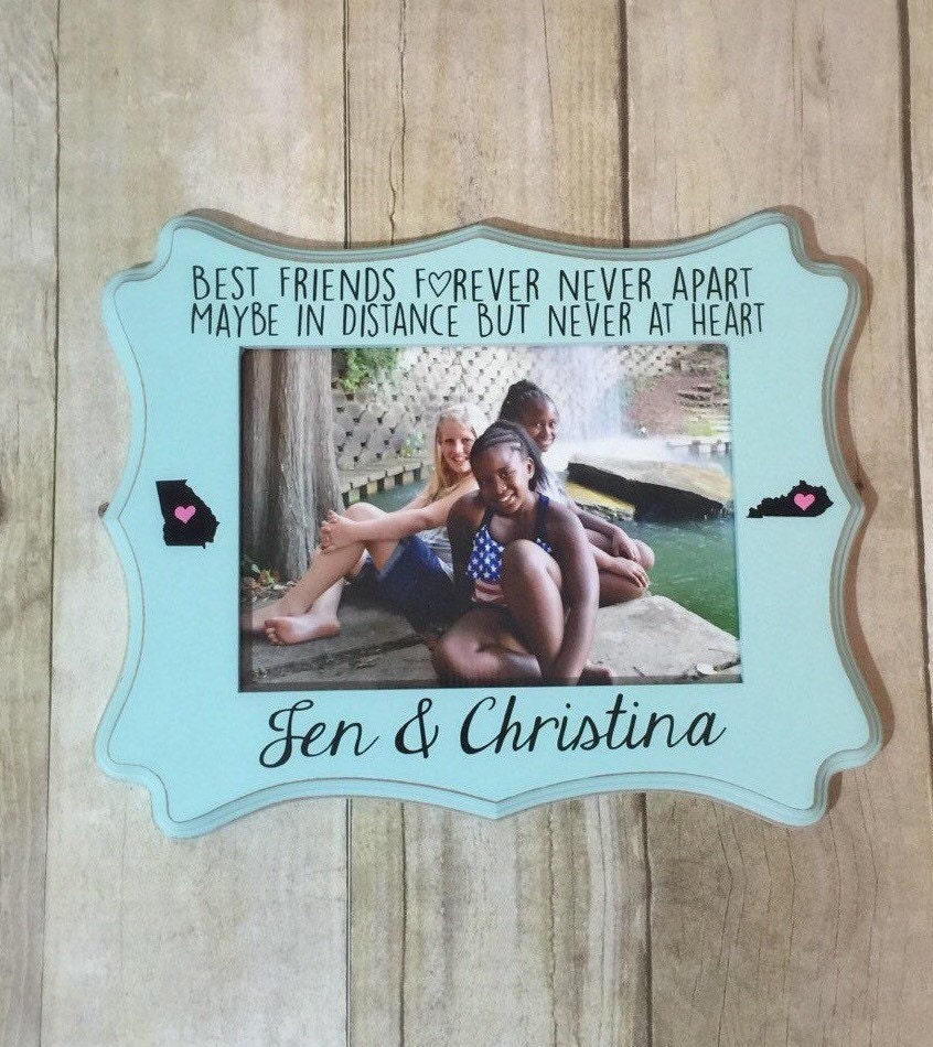 Best Friends Photo Frame Best Friend Picture Frame Long