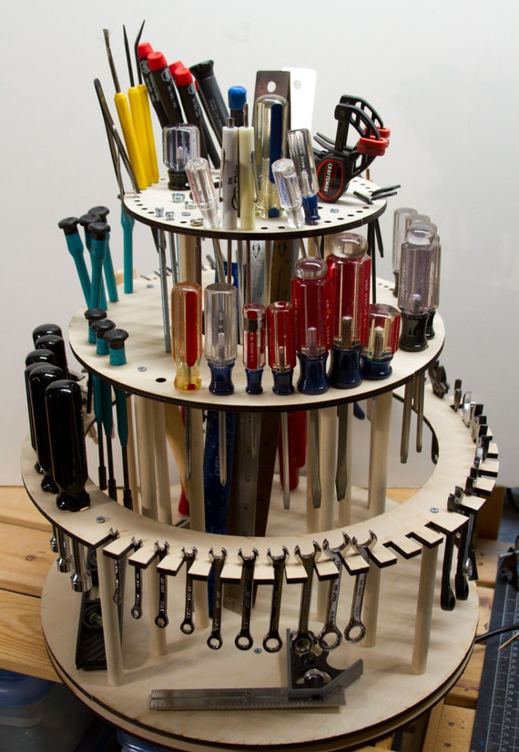 Check This Out: Rotating Benchtop Tool Stand
