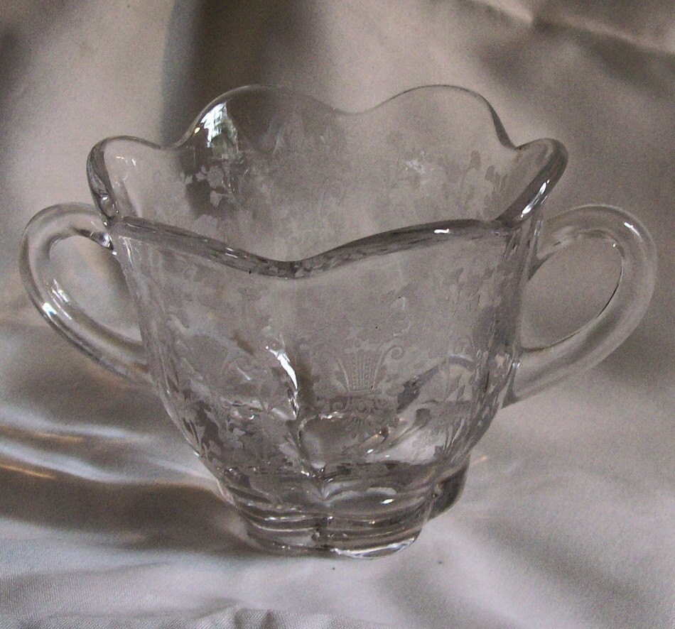 Download Duncan and Miller Glass First Love Handled Sugar Bowl