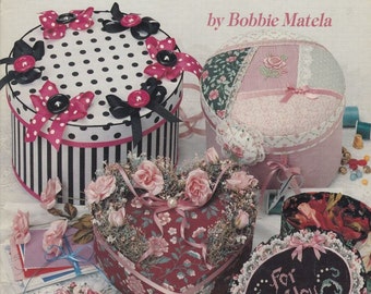 Beginner's Guide To Decorating Band Boxes by Bobbie Matela, Fusible Crafts, No Sew Appliqué