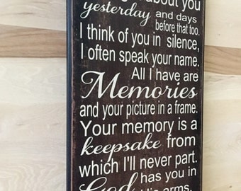 If love could have saved you wood sign memorial gift