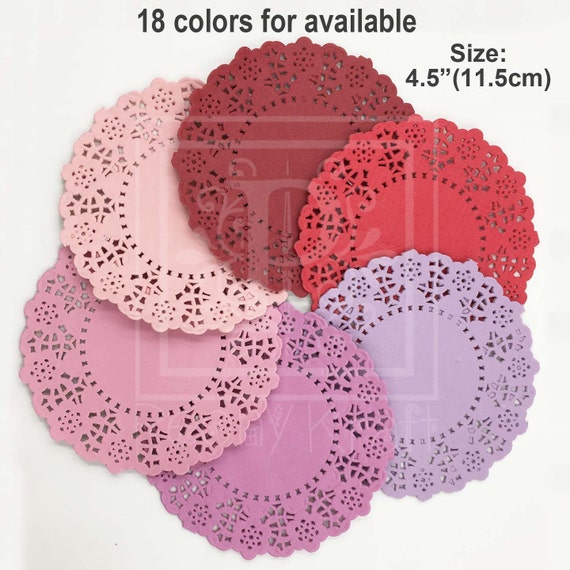 French Lace Paper Doilies Pink Paper Doilies Color Paper