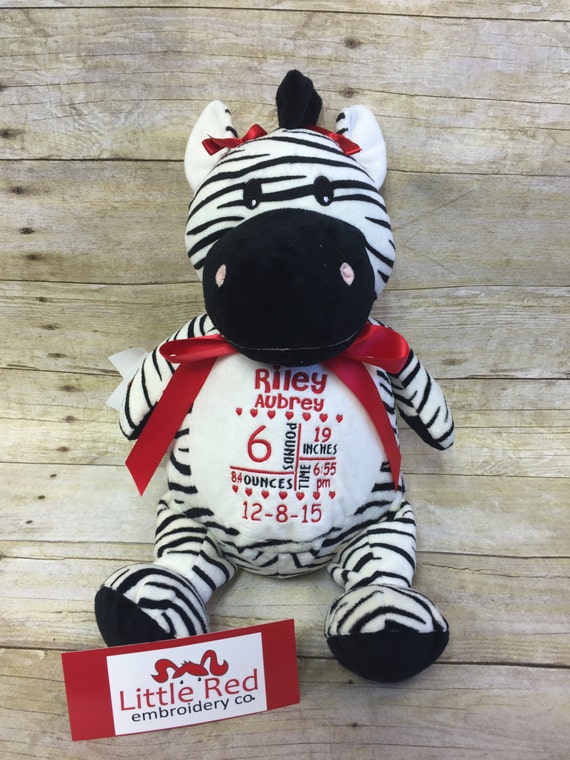 zebra stuffie