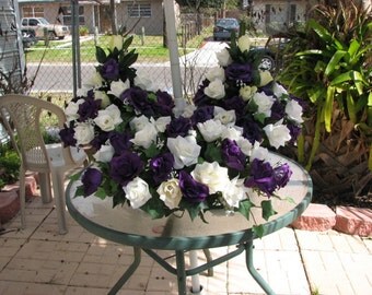 Altar arrangement and wedding table decoration 3 large pieces