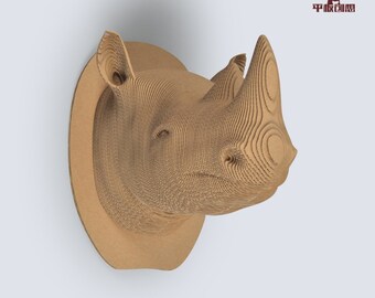 Rhino Trophy - DIY cardboard KIT