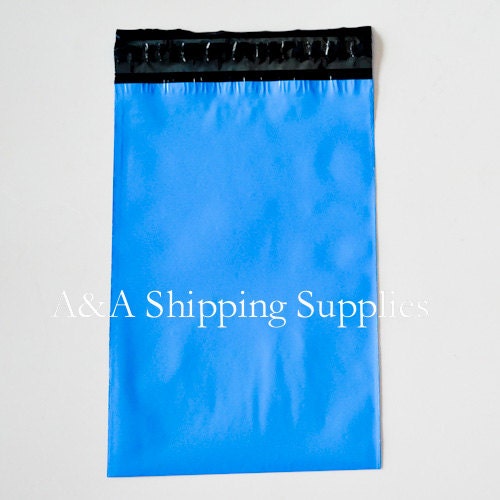 SALE Caribbean Blue 6"x9" Poly Envelopes, 25 Couture Boutique Quality
