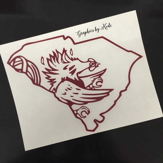 South Carolina Gamecocks Decal Sticker South Carolina