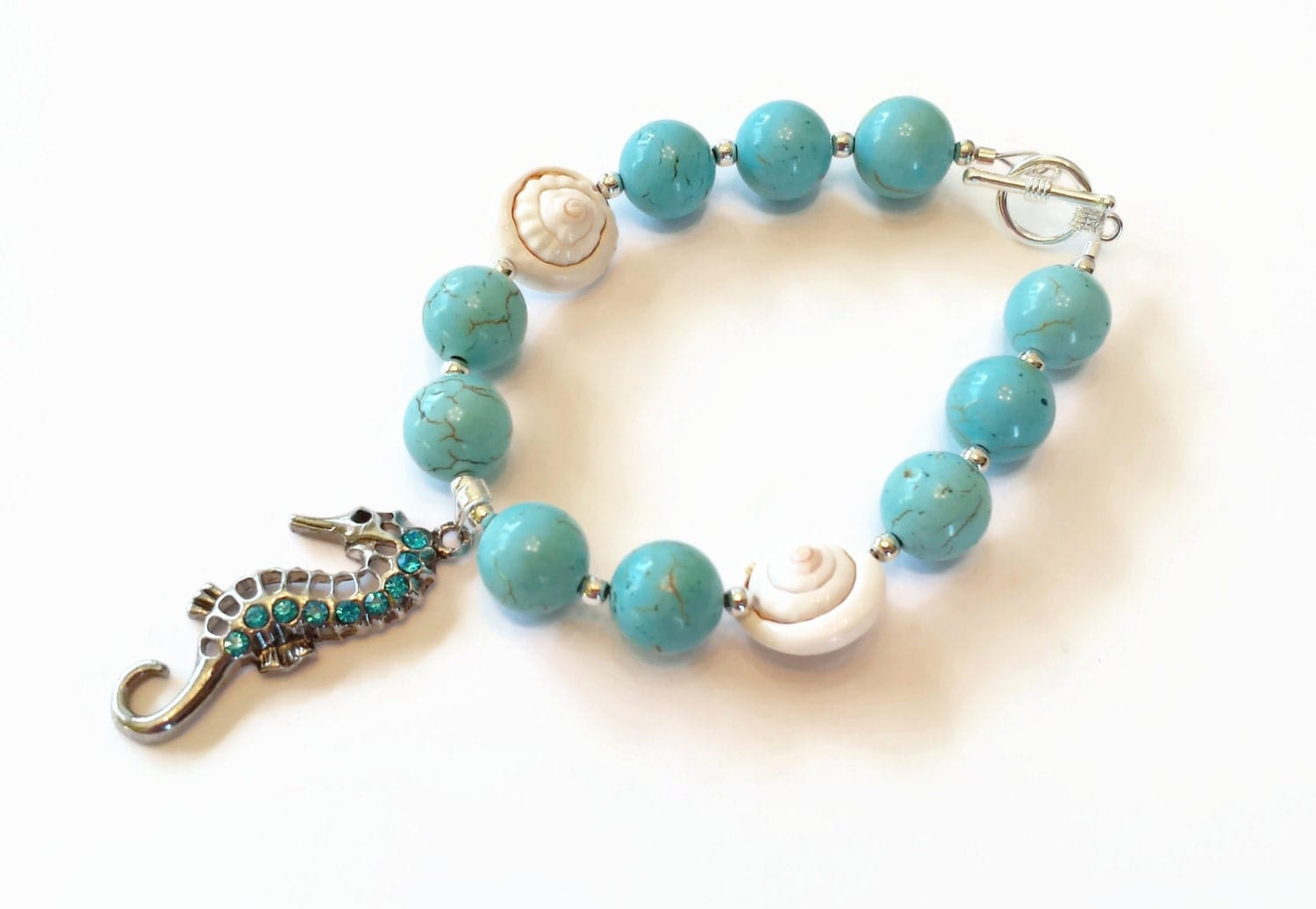 Seahorse Bracelet Seahorse Jewelry Ocean Themed Jewelry