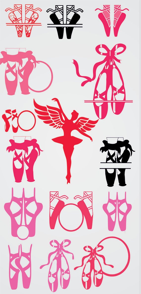Download Ballet Slippers SVG and Silhouette Studio cutting file by ...