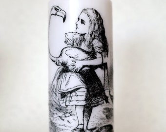 Alice in Wonderland pillar candle