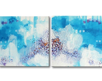 Abstract Painting on Canvas Modern art Abstract wall art Contemporary Original artwork Canvas Art Abstract Blue Painting Canvas art