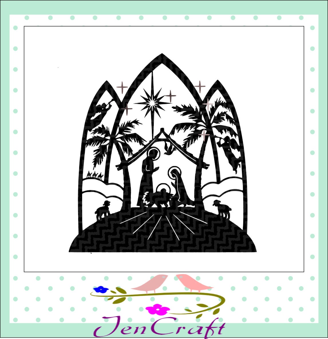 Download Nativity SVG,EPS Png DXF,digital download files for ...