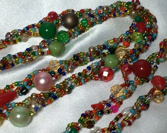 Christmas Garland - Blue, Green and White