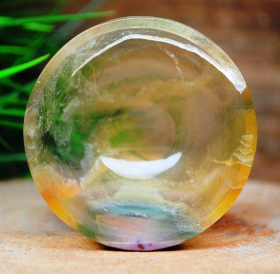 Fluorite Stone Crystal Healing Bowl CG1611 by peoplecrystals