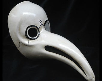 Plague Doctor Mask, Plague Mask, Plague Doctor Costume, Masquerade Mask - M32