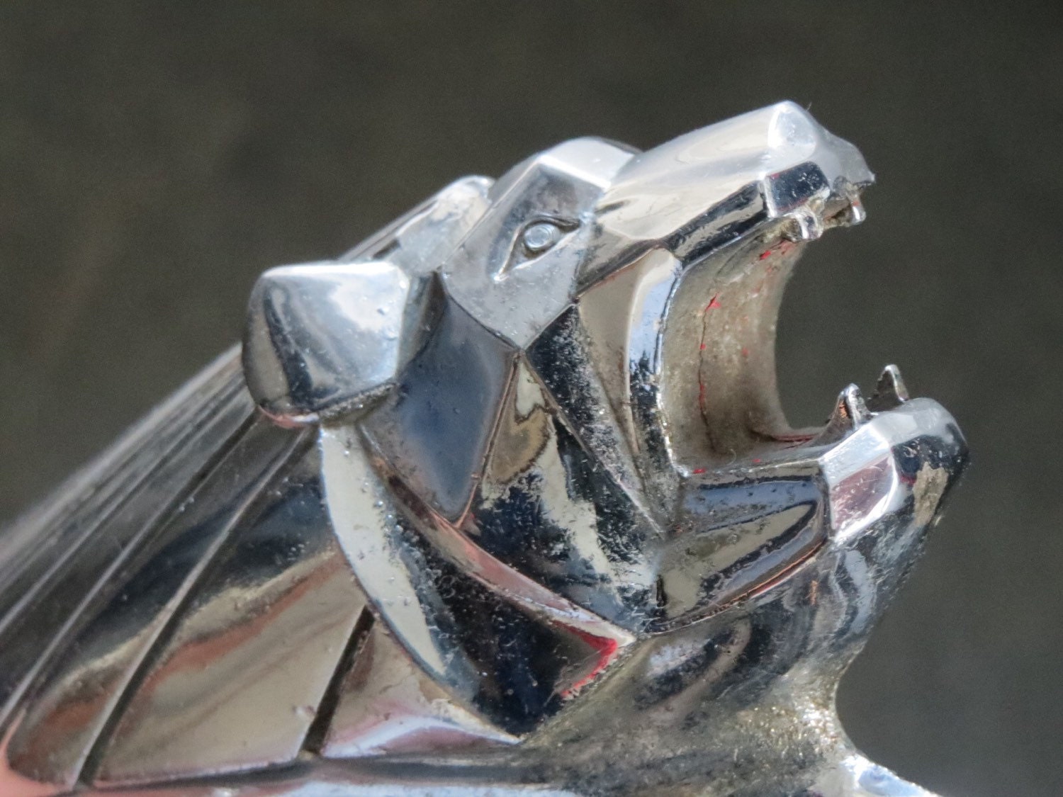 Vintage Peugeot 203 car mascot by RiverCottageAntiques