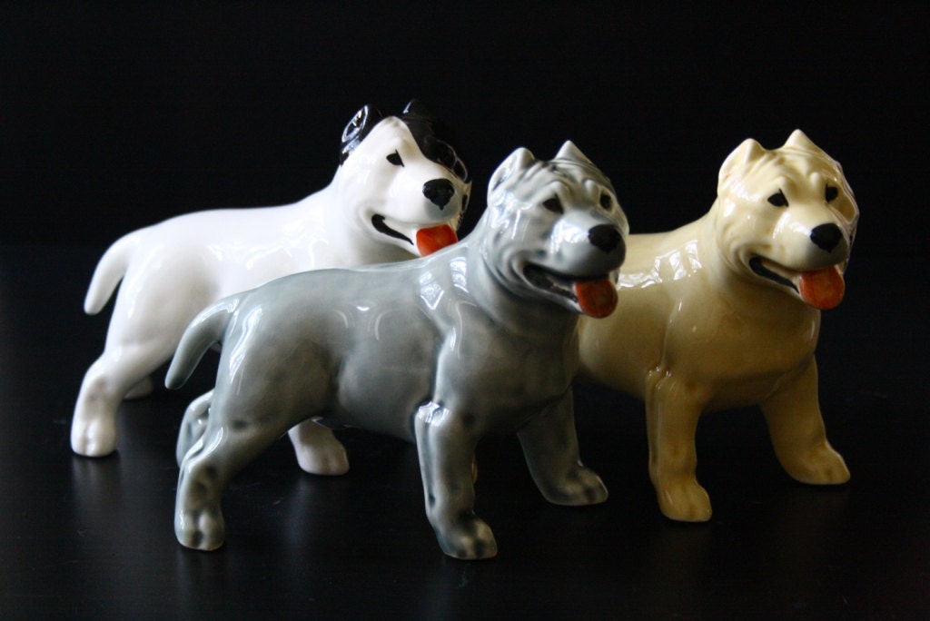 staffordshire bull terrier figurines