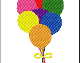 Balloons Embroidery Design