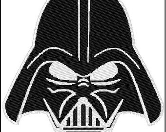 Star Wars Embroidery Design Darth Vader 3 sizes