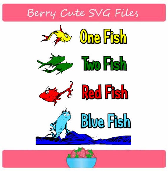 Dr Seuss Free Svg Files One Fish