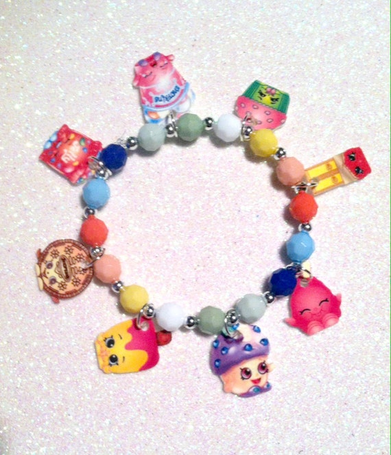 Shopkins Charm Bracelet Shopkins Bracelet by Made4UBySisters2