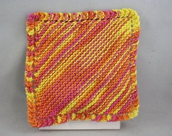 dishcloths, cotton dishcloths, hand knit dishcloths, knit dishcloths, washcloths, hand knit washcloths, knit washcloths, striped dishcloths