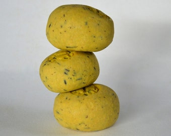 LEMON FLOWER SOAP - Handmade Soap Natural Soap Olive Oil Soap Vegan Soap Organic Soap Soap Bar Fresh Yellow