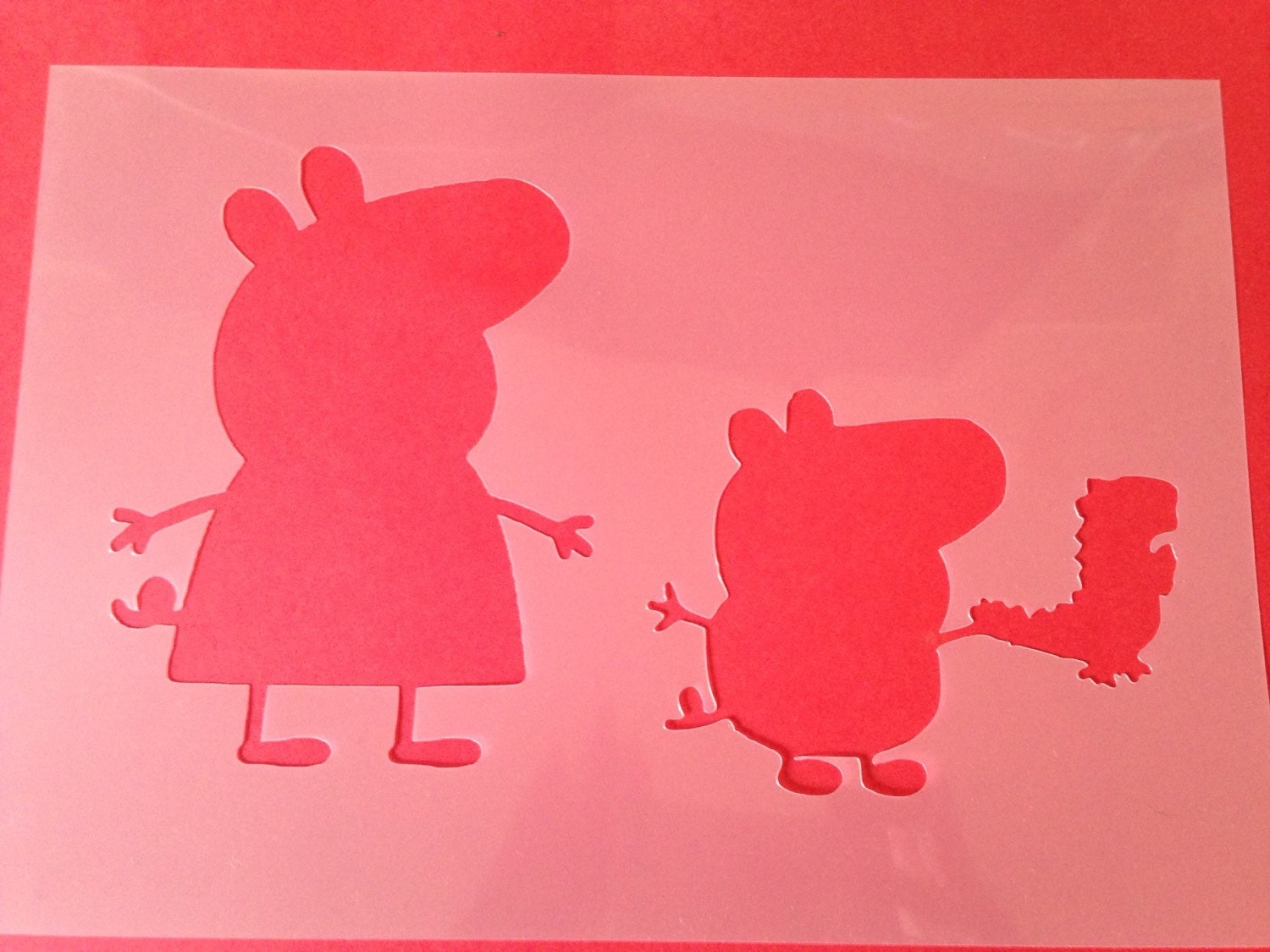 Peppa Pig Stencil