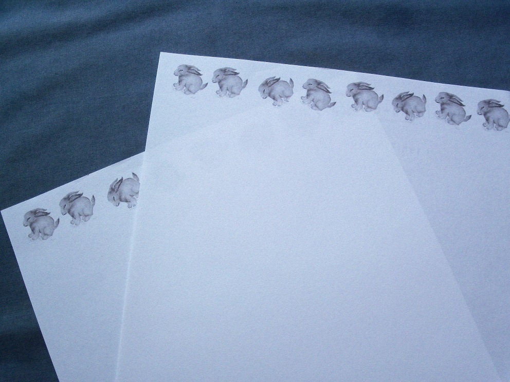 Stationery Letter Sheets 20 Piece Hopping By LoraArtandStationery