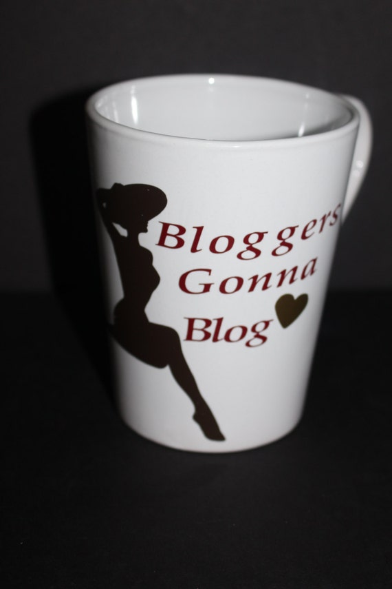 Girly Coffee Mug Cute Mug Bloggers T By Ohsoaudreycreations