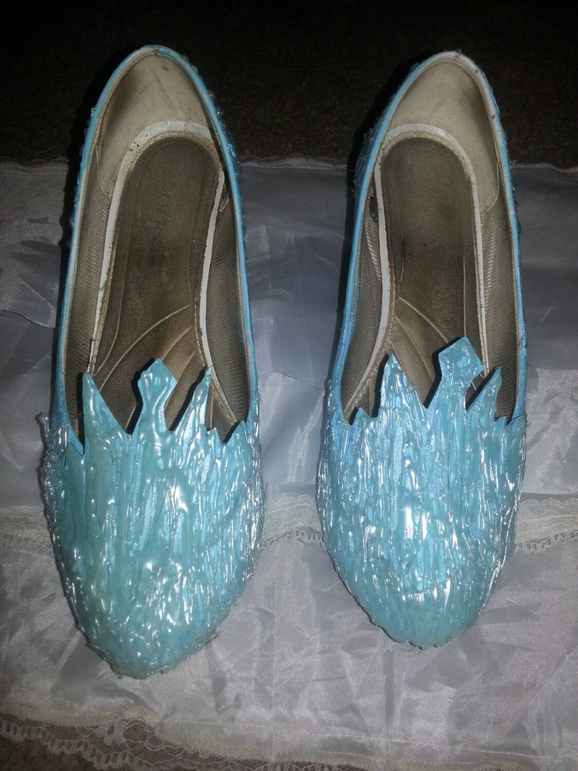 Queen Elsa Cosplay shoes