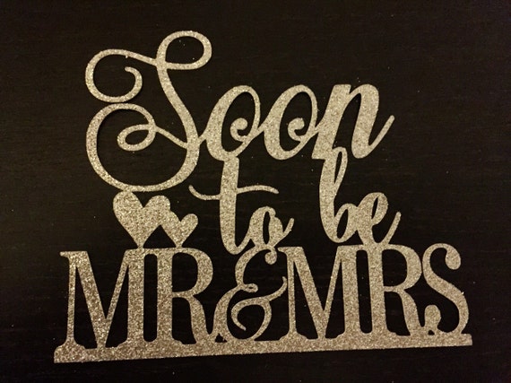 Soon to be Mr. & Mrs. by AWSmade on Etsy