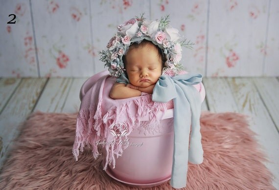 shabby chic flowers newborn headband first birthday photo shabby chic flowers newborn headband first birthday photo