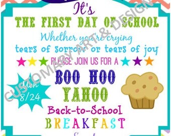 Boo Hoo Breakfast Invitations-Kindergarten