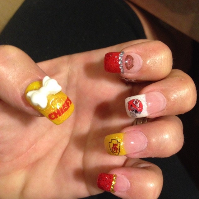 Kansas City Chiefs Nail Decals