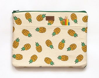 MacBook Pro Sleeve 13, MacBook Sleeve 13, MacBook Pro 13 Retina Case, MacBook Pro 12, Laptop Case, Laptop Sleeve - Tropical Fruit Pineapple
