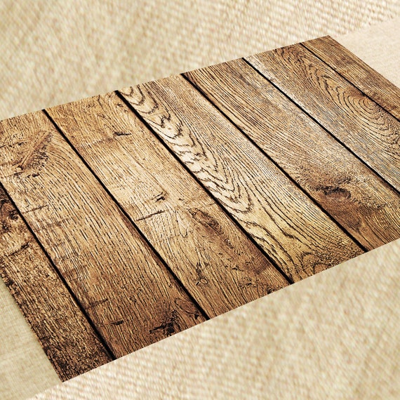 Placemats set 4 pcs heat resistant model wood / handmade