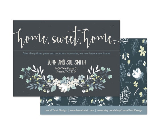 New Address DIY Printable Card
