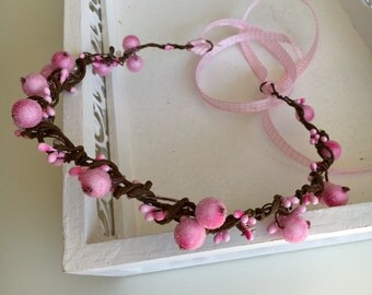 Hair wreath Oktoberfest Dirndl flower wreath summer wedding hair jewelry