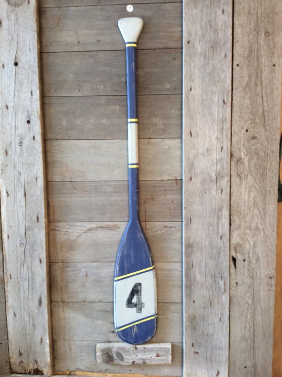 Full sized hand crafted wooden canoe paddle. Great decor for your 