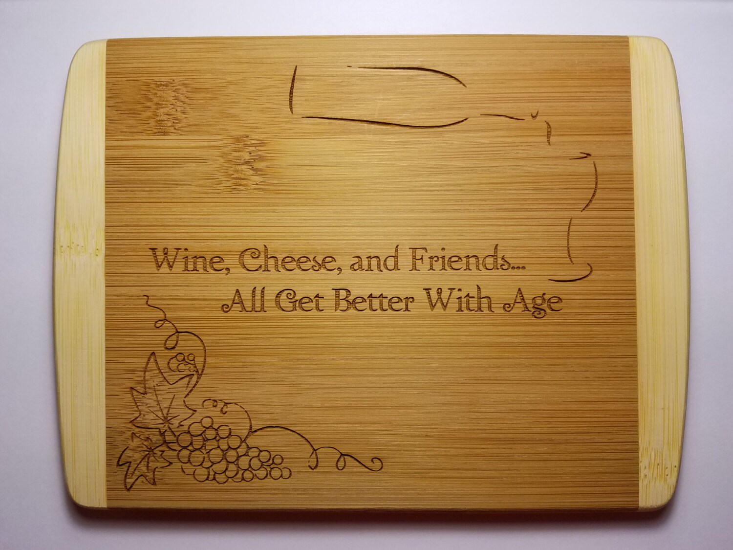 Custom Laser Engraved Cheese Cutting Board