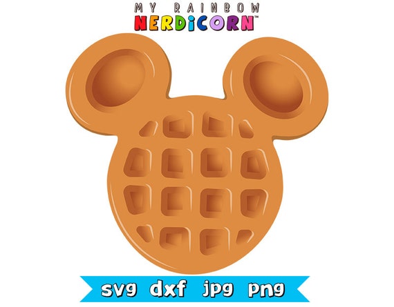 Download Mickey shaped waffle svg Mickey Shaped food by ...