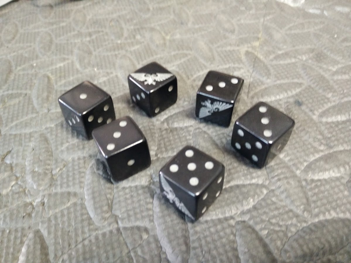 Custom Dice Warhammer compatible Imperial Guard Aquilla or
