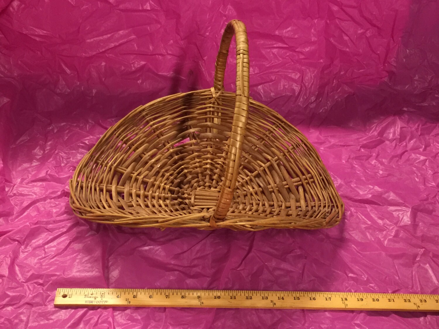 Large 15x18 flower gathering basket wedding by Rusticdream15