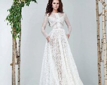 Wedding dresses lace long sleeve