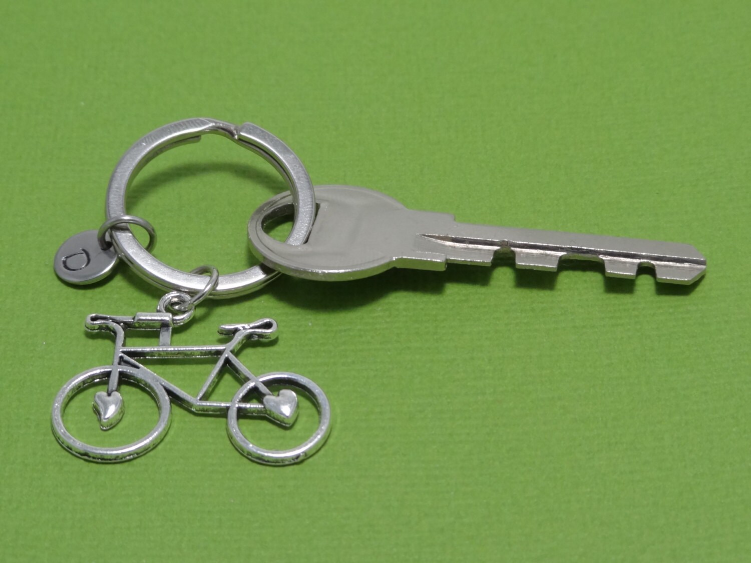 Personalized Bike Keychain Bicycle Keychain Sport Keychain