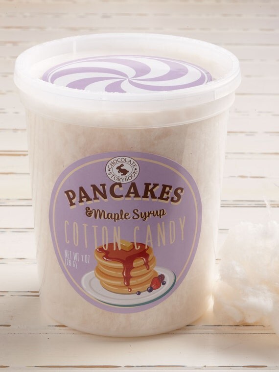 Pancakes & Maple Syrup Cotton Candy