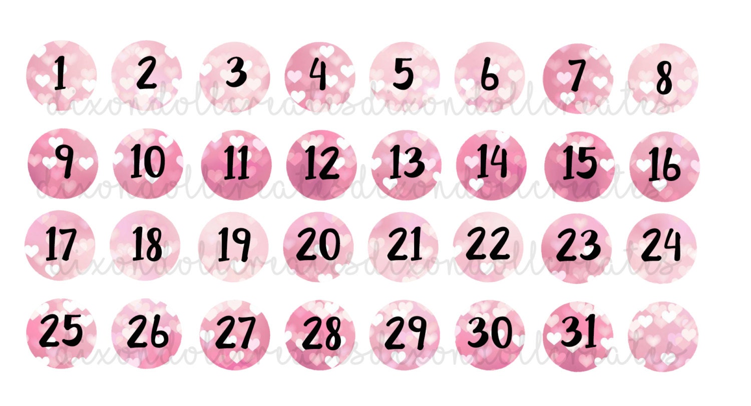 free printable number stickers zahlen sticker clipart printable