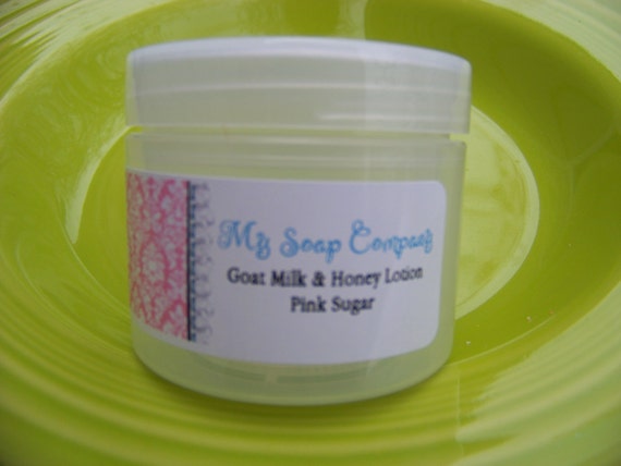 sugar zing Hand Lotion, Lotion, and body scent, Goat Milk Honey SUGAR Type PINK